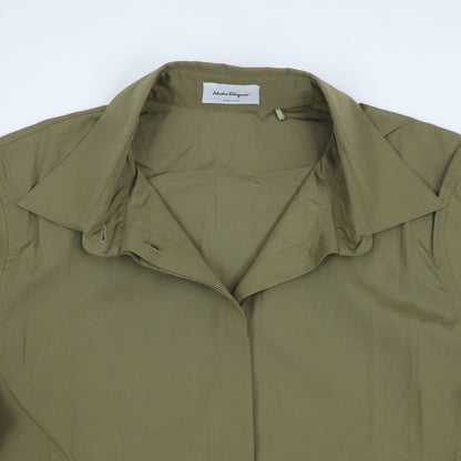 フェラガモ FERRAGAMO シャツ KAH GR カーキ