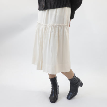 フェラガモ FERRAGAMO スカート ホワイト系