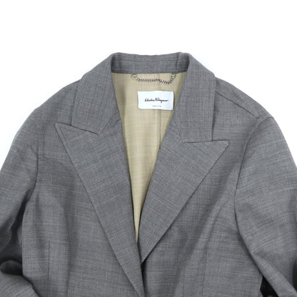 フェラガモ FERRAGAMO ジャケット GY BEI グレー