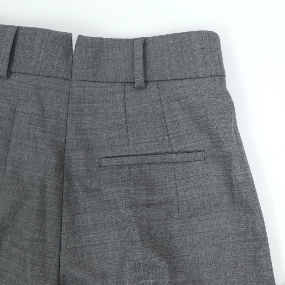 フェラガモ FERRAGAMO プリーツパンツ グレー