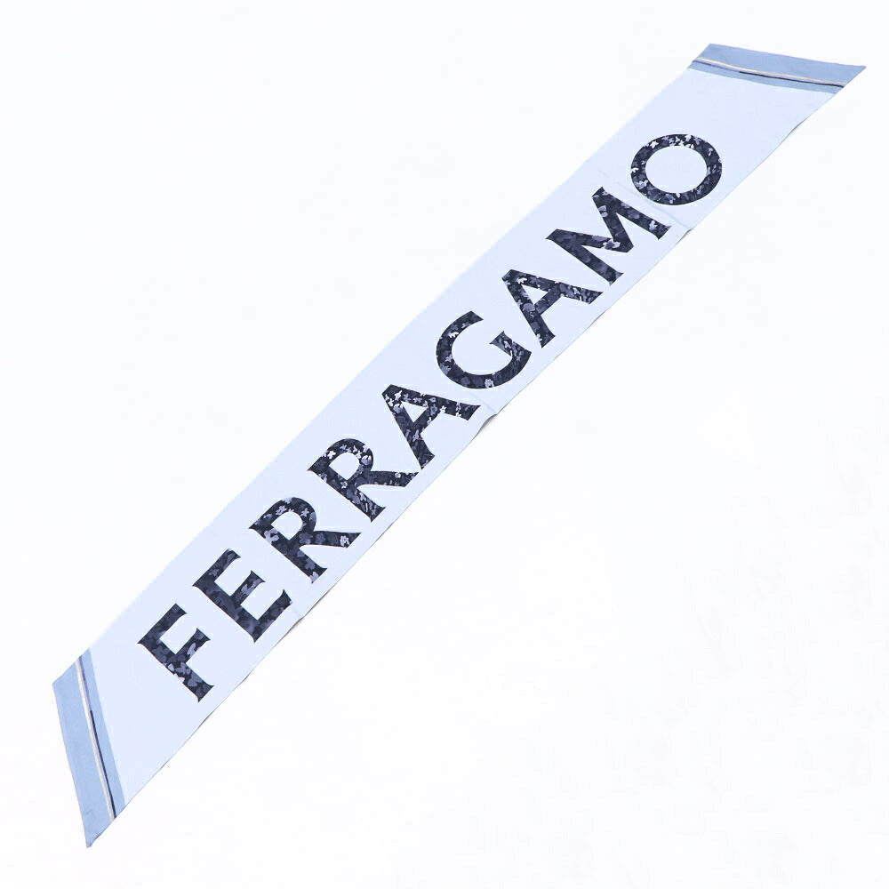 FERRAGAMO スカーフ マルチ シルク 総柄  320702 0763842