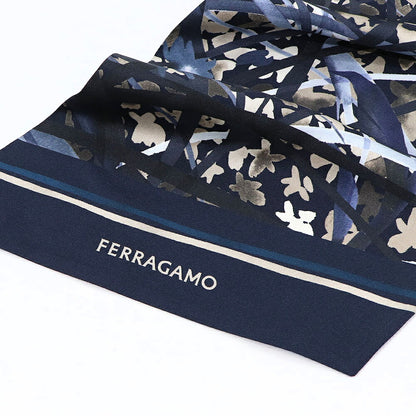 FERRAGAMO スカーフ マルチ シルク 総柄  320702 0763842