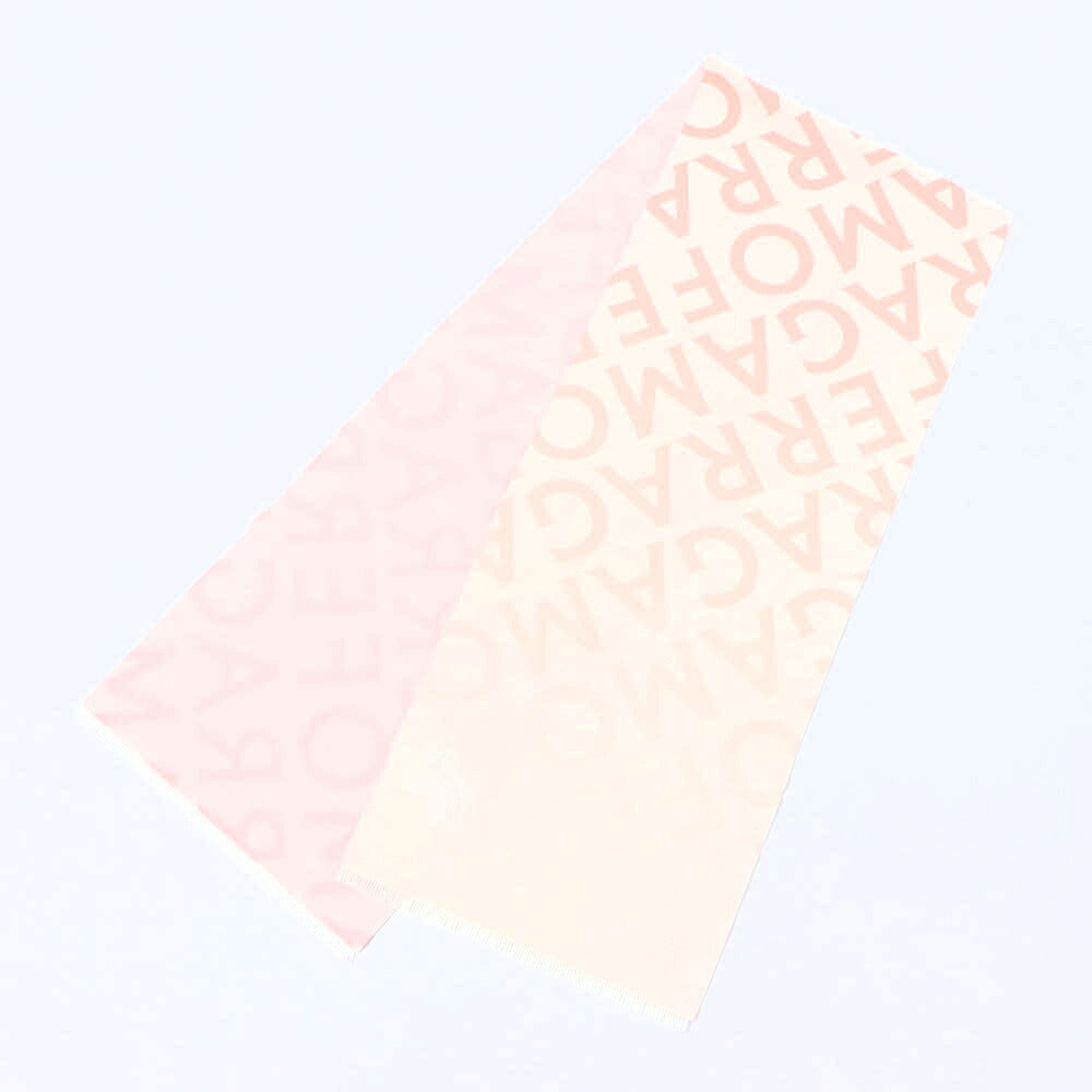 FERRAGAMO スカーフ ピンク シルク 総柄 320795 0770201