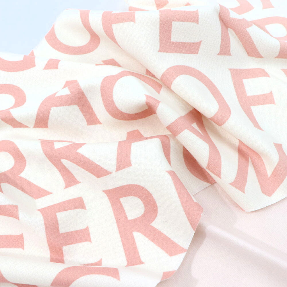 FERRAGAMO スカーフ ピンク シルク 総柄 320795 0770201