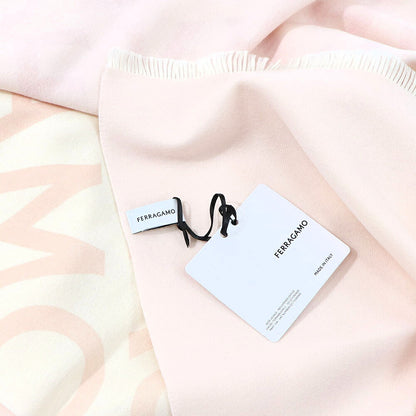 FERRAGAMO スカーフ ピンク シルク 総柄 320795 0770201