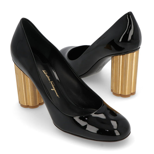 FERRAGAMO パンプス LUCCA ブラック ハイヒール  672740