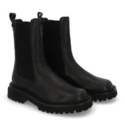 FERRAGAMO ブーツ ODERICO ブラック サイドゴア ショートブーツ ODERICO 0757878
