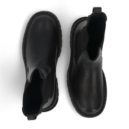 FERRAGAMO ブーツ ODERICO ブラック サイドゴア ショートブーツ ODERICO 0757878