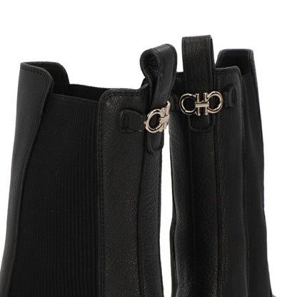 FERRAGAMO ブーツ ODERICO ブラック サイドゴア ショートブーツ ODERICO 0757878