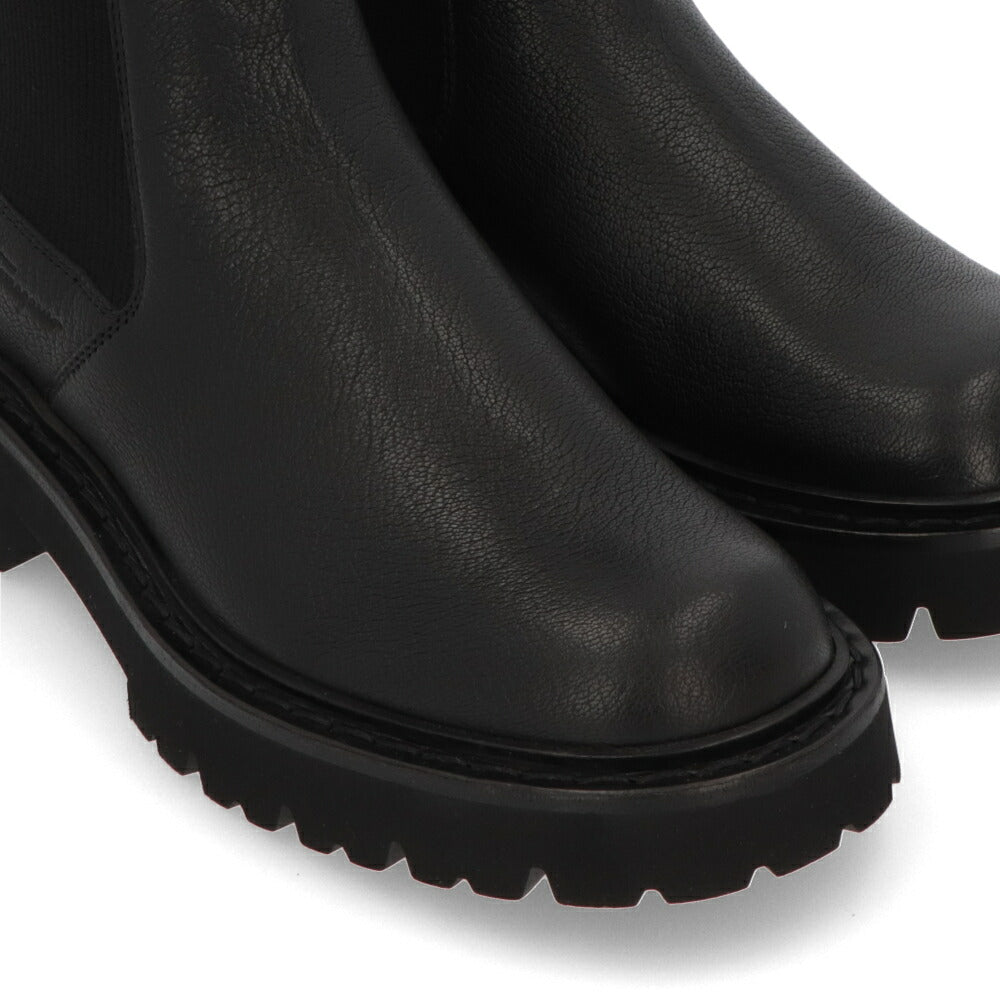 FERRAGAMO ブーツ ODERICO ブラック サイドゴア ショートブーツ ODERICO 0757878