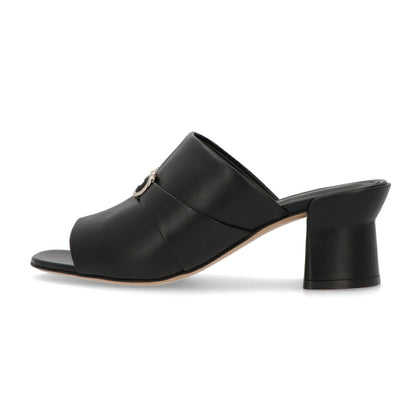 FERRAGAMO サンダル ORNELLA 55 ブラック ミュール ヒールあり 0757836