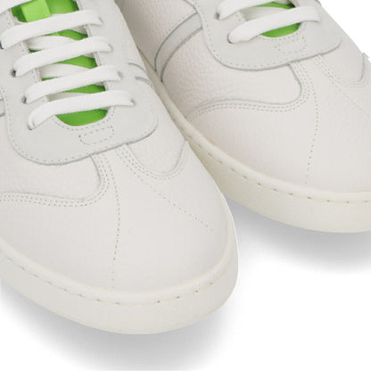 FERRAGAMO スニーカー ACHILLE ホワイト×グリーン 0762262