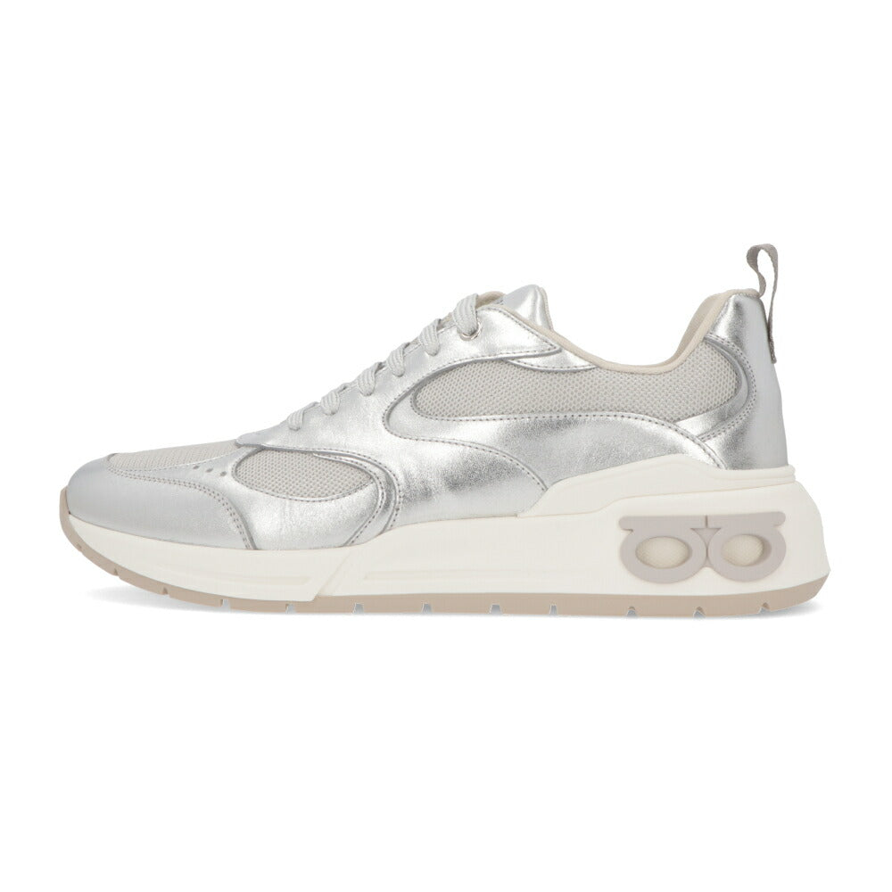 FERRAGAMO スニーカー COSMA LUX シルバー 厚底 0763638