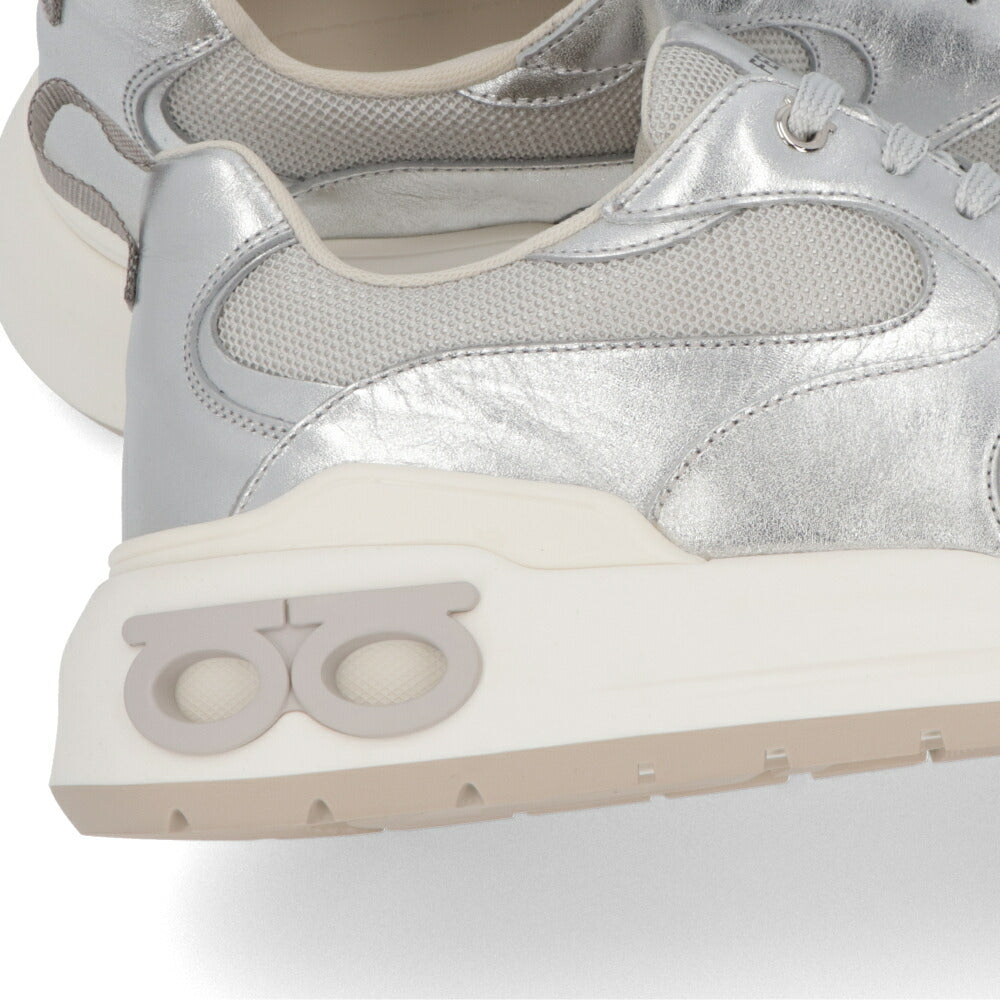 FERRAGAMO スニーカー COSMA LUX シルバー 厚底 0763638