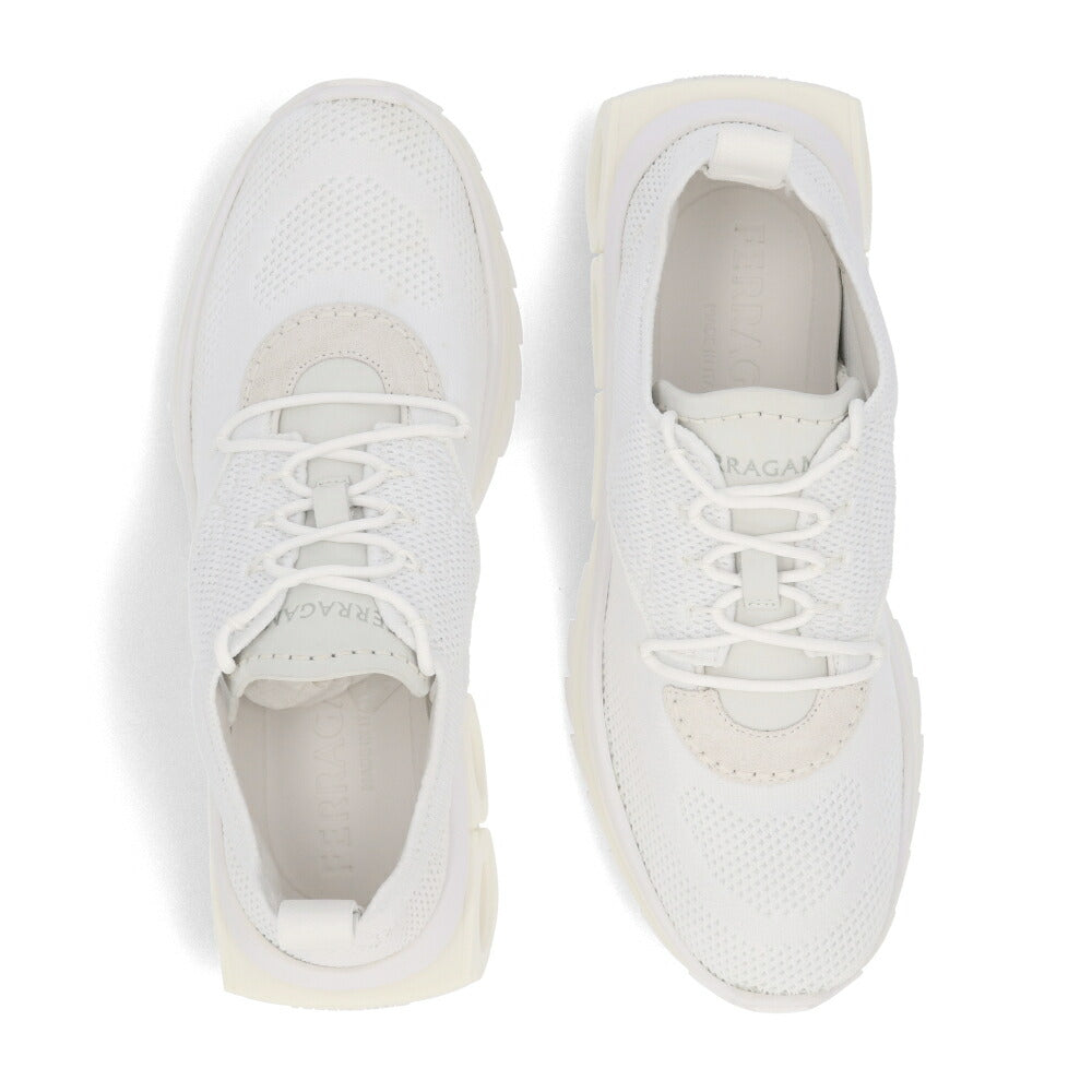 FERRAGAMO スニーカー NIMA KNIT ホワイト 0760648