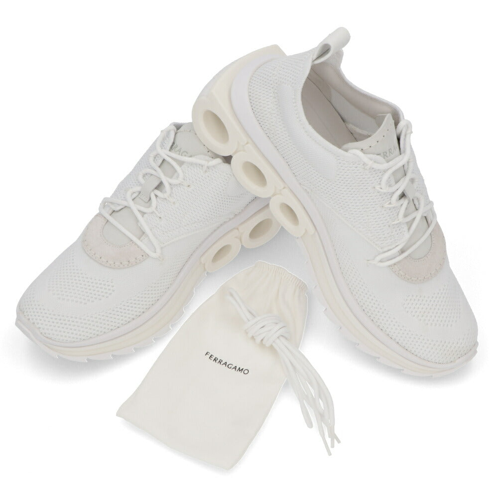 FERRAGAMO スニーカー NIMA KNIT ホワイト 0760648
