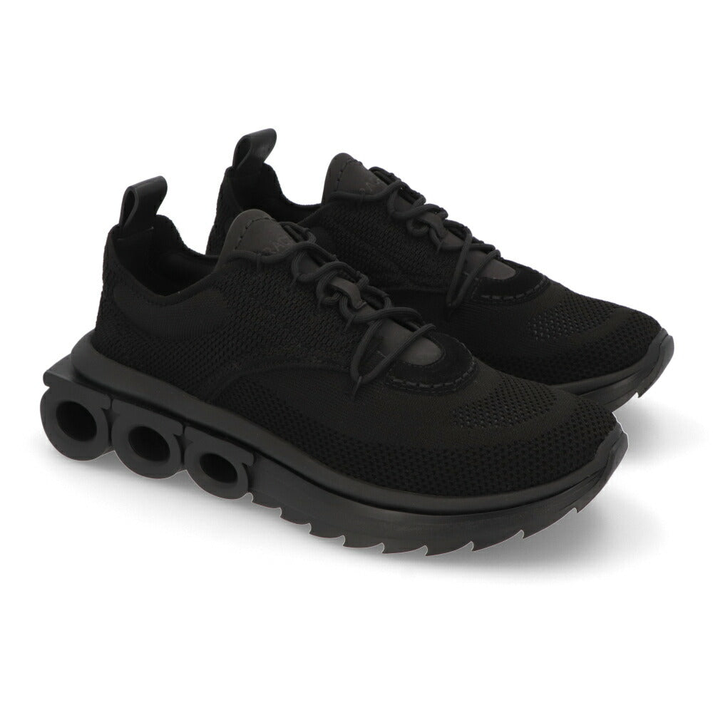 FERRAGAMO スニーカー NIMA KNIT ブラック 0760649