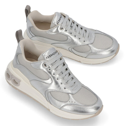 FERRAGAMO スニーカー COSMA LUX シルバー 厚底 0763645