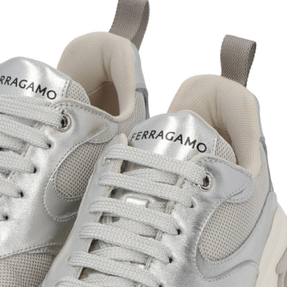 FERRAGAMO スニーカー COSMA LUX シルバー 厚底 0763645