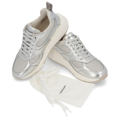 FERRAGAMO スニーカー COSMA LUX シルバー 厚底 0763645