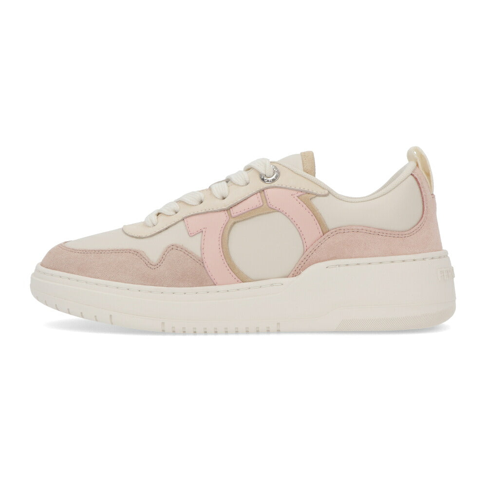 FERRAGAMO スニーカー S DANIA ホワイト×ピンク ガンチーニ 0769717