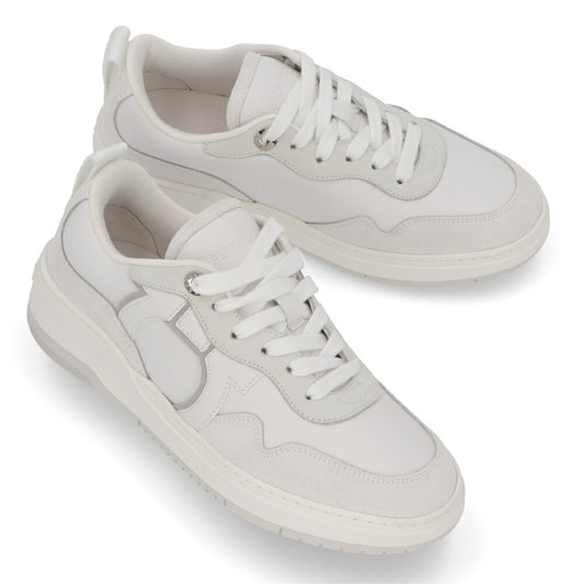 FERRAGAMO スニーカー DANIA ホワイト レザー 0770225