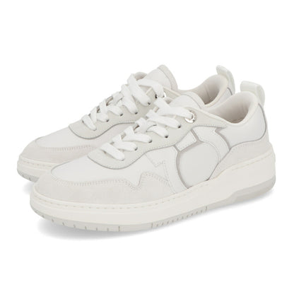 FERRAGAMO スニーカー DANIA ホワイト レザー 0770225