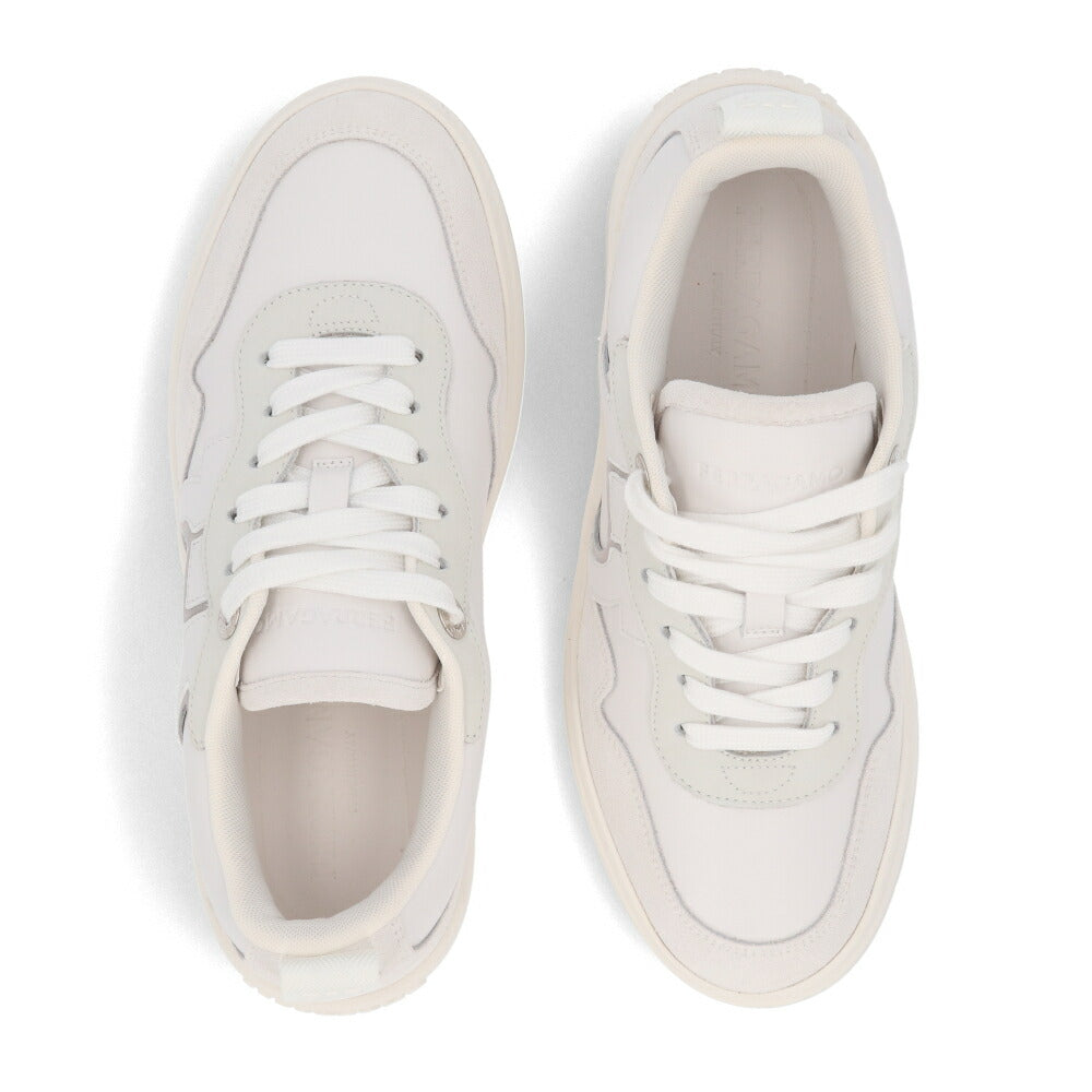 FERRAGAMO スニーカー DANIA ホワイト レザー 0770225