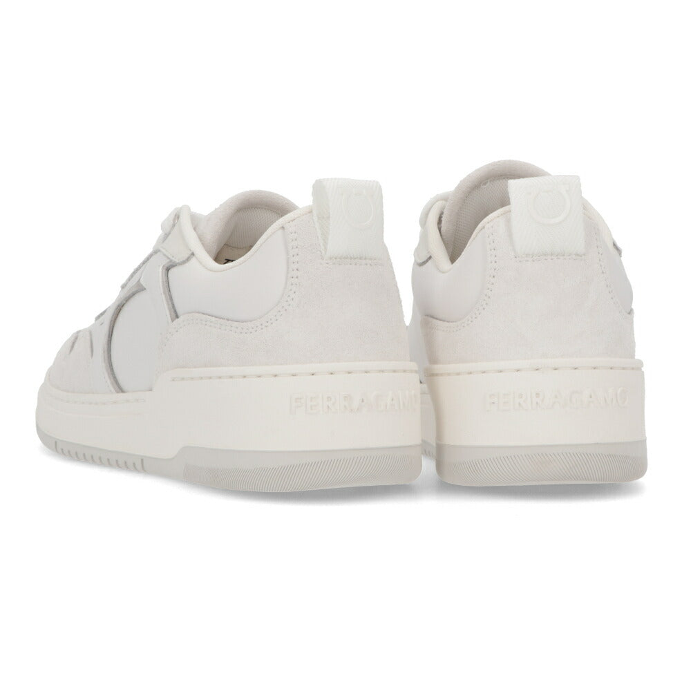 FERRAGAMO スニーカー DANIA ホワイト レザー 0770225