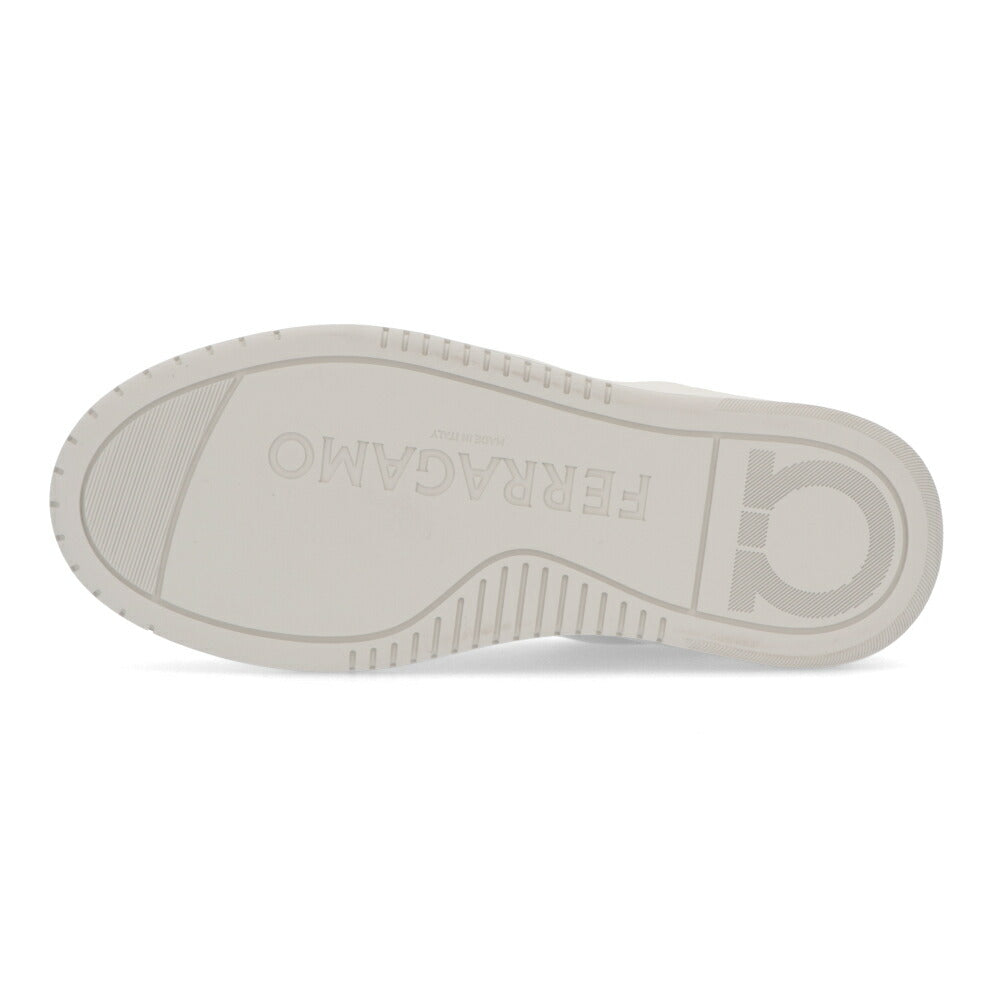 FERRAGAMO スニーカー DANIA ホワイト レザー 0770225