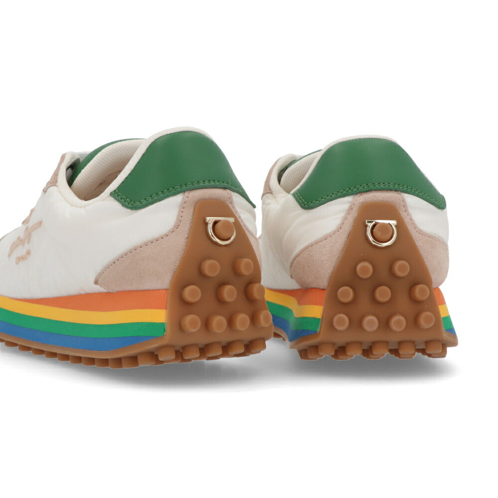 FERRAGAMO スニーカー IGGY ベージュ系 レインボー 0756565