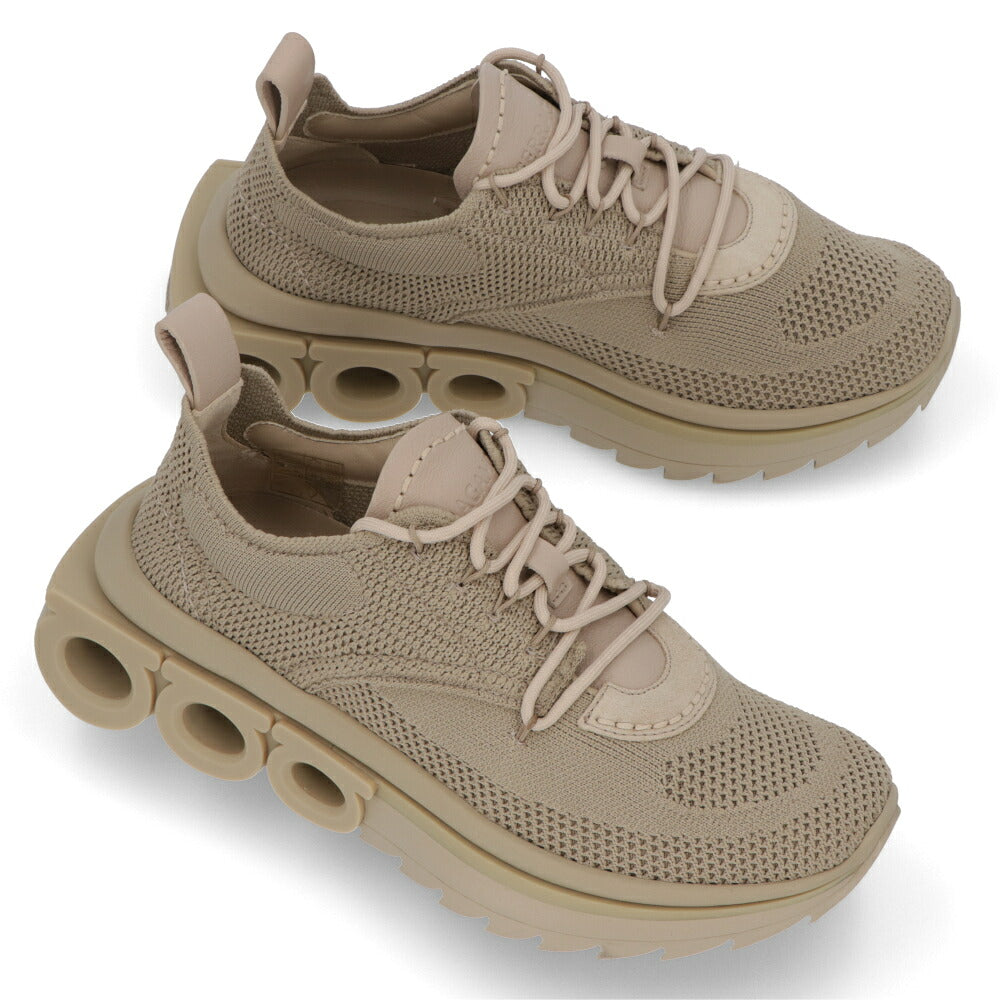 FERRAGAMO スニーカー NIMA KNIT ベージュ 0760869