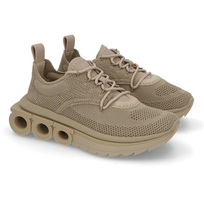 FERRAGAMO スニーカー NIMA KNIT ベージュ 0760869