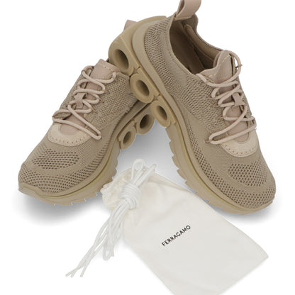 FERRAGAMO スニーカー NIMA KNIT ベージュ 0760869