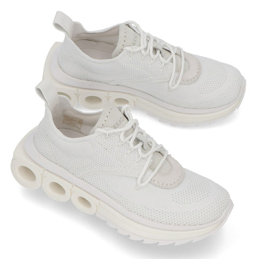 FERRAGAMO スニーカー NIMA KNIT BIANCO ナイロン 0760870