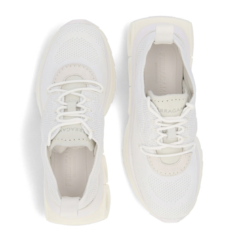 FERRAGAMO スニーカー NIMA KNIT BIANCO ナイロン 0760870