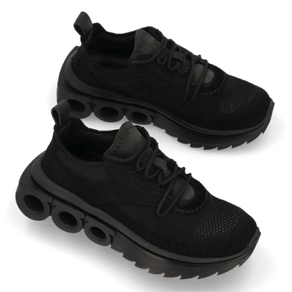 FERRAGAMO スニーカー NIMA KNIT NERO ナイロン 0760871