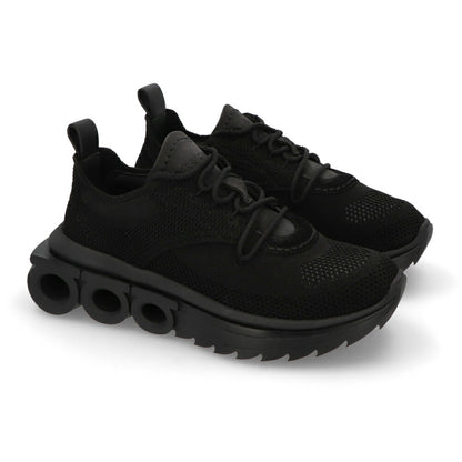 FERRAGAMO スニーカー NIMA KNIT NERO ナイロン 0760871