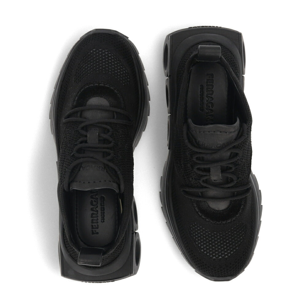 FERRAGAMO スニーカー NIMA KNIT NERO ナイロン 0760871