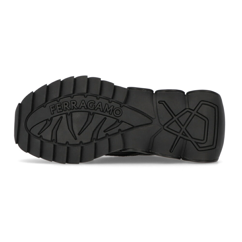 FERRAGAMO スニーカー NIMA KNIT NERO ナイロン 0760871