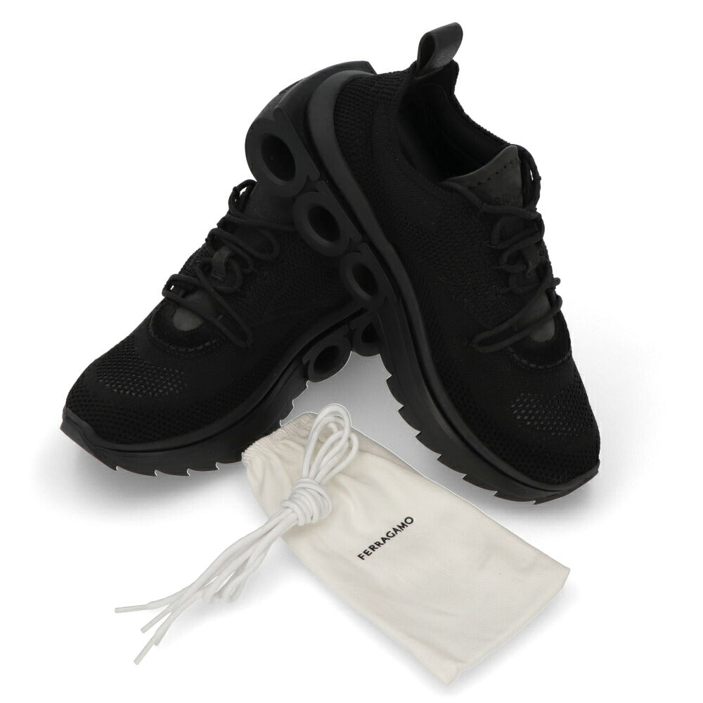 FERRAGAMO スニーカー NIMA KNIT NERO ナイロン 0760871