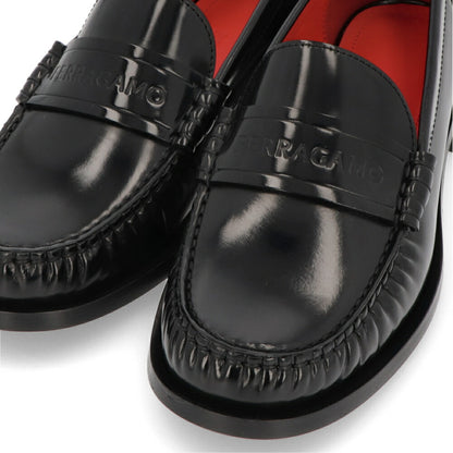 FERRAGAMO IRINA  ブラック ローファー  0763989