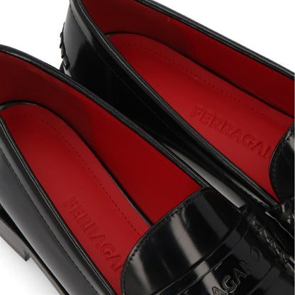 FERRAGAMO IRINA  ブラック ローファー  0763989