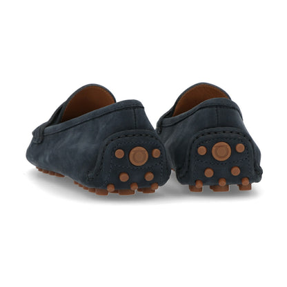 FERRAGAMO ISIDE ネイビー ロゴ ドライビングシューズ ローファー 0764259