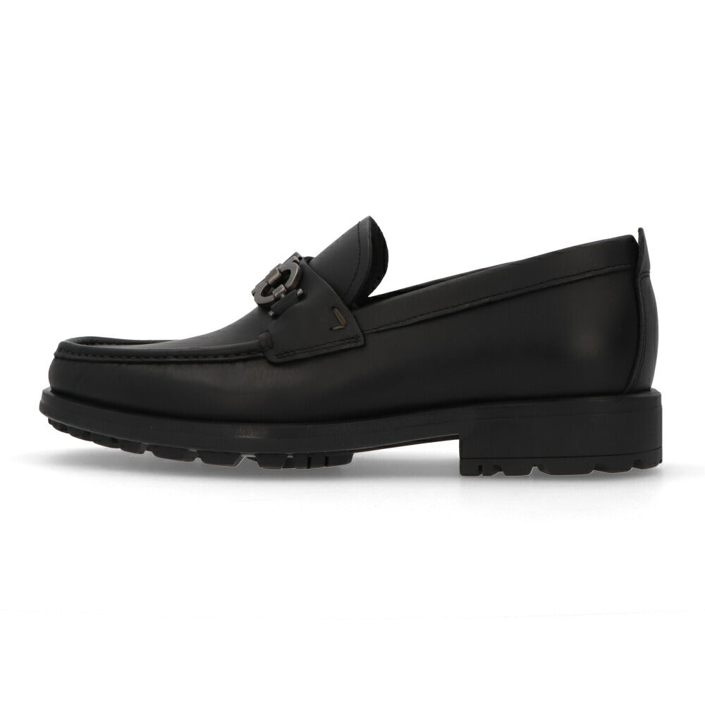 FERRAGAMO DAVID ブラック ローファー 0671792