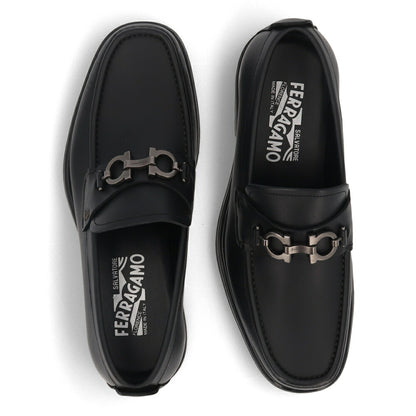FERRAGAMO DAVID ブラック ローファー 0671792