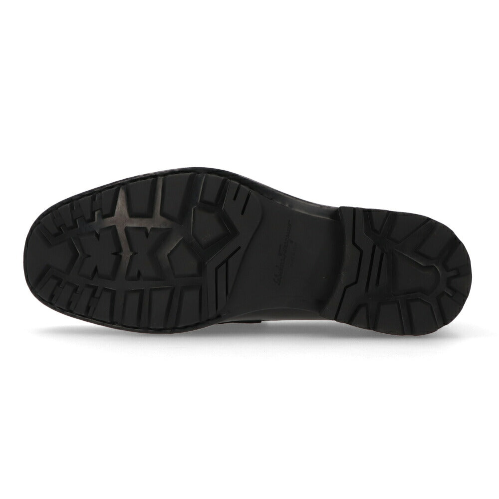 FERRAGAMO DAVID ブラック ローファー 0671792