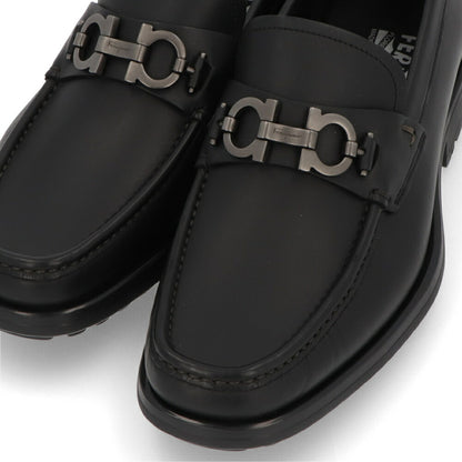FERRAGAMO DAVID ブラック ローファー 0671792