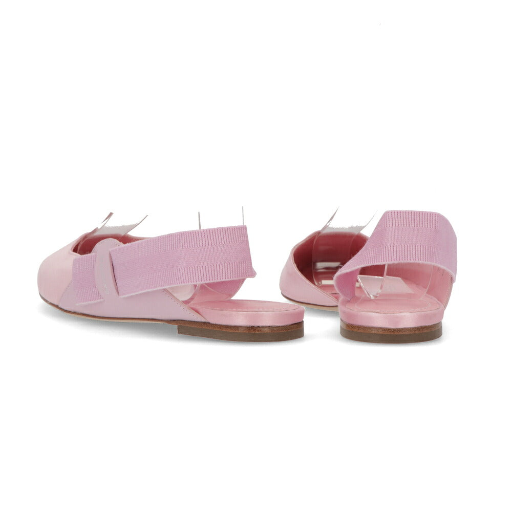 FERRAGAMO パンプス VANIA T ピンク ポインテッドトゥ ヒールなし