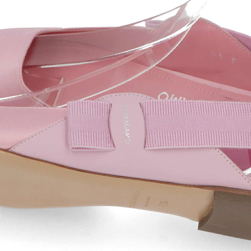 FERRAGAMO パンプス VANIA T　 ピンク ポインテッドトゥ ヒールなし 0763443